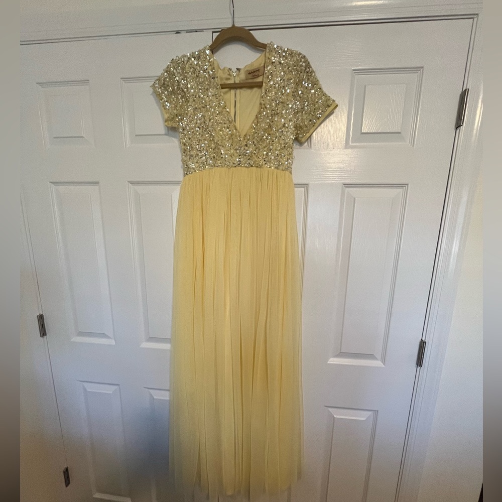MAYA Maternity Size 6 Yellow Dress